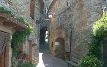 local tuscan town